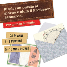 Carica l&#39;immagine nel visualizzatore di Gallery, Hidden Games - Calendario dell&#39;Avvento con puzzle -Il Giro del Mondo del Professor Leonardo - Un gioco di enigmi in 24 buste misteriose