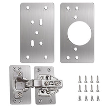 Carica l'immagine nel visualizzatore di Gallery, Flintronic Piastra di Riparazione, 2pz Brackets Plates+12 Viti