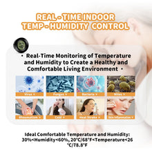 Carica l'immagine nel visualizzatore di Gallery, 3PCS Piccolo Termometro Igrometro Digitale per Interni Termometro d'atmosfera Ambiente,Monitor di Temperatura e Umidomet