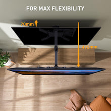 Carica l'immagine nel visualizzatore di Gallery, Perlegear Supporto da Parete per TV da 26 a 60 Pollici, Staffa TV con Braccio Girevole ed Estendibile, Max VESA 400x400, Supporto Ultra Resistente 45 kg - PGMFK6