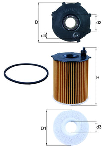 Mahle OX 171/2D - Filtro Olio