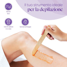 Carica l'immagine nel visualizzatore di Gallery, 150 bastoncini in legno – spatole ceretta brasiliana e lavoretti