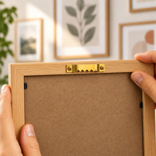 Carica l'immagine nel visualizzatore di Gallery, Ganci Seghettati per Quadri Set 12 Pezzi con Viti – Supporti Appendiquadri Resistenti in Metallo per Cornici, Decorazion