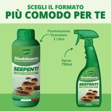 Carica l'immagine nel visualizzatore di Gallery, Gardemia Disabituante Anti Serpenti Granulare 1L Sgradito Azione Naturale Barriera Olfattiva a Vipere Bisce Rettili Giar