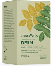 Carica l'immagine nel visualizzatore di Gallery, Il Paese Verde Drin Ferro Chelato 200g - Ferro Chelato Per Piante Contro Ingiallimenti Dovuti Alla Clorosi Ferrica. Ferro Chelato Microgranulare Consentito In Agricoltura Biologica.