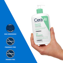 Carica l'immagine nel visualizzatore di Gallery, Schiuma Detergente Viso 473ml con Ceramidi, Niacinamide e Acido Ialuronico - Ipoallergenica e Senza Profumo per una Pell