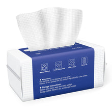 Carica l'immagine nel visualizzatore di Gallery, Ourmed Life Face Clean Towels, 100 Count Disposable Biodegradable Face Wash Cloth for Sensitive Skin, Lint- Free Facial 