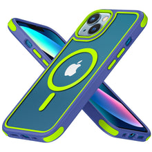 Carica l'immagine nel visualizzatore di Gallery, MobNano cover for iPhone 13/14 magnetica, compatibile con MagSafe, cover magnetica colorata per iPhone 13/14, Protezione