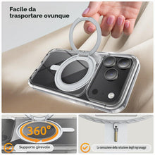 Carica l'immagine nel visualizzatore di Gallery, SURPHY Cover per iPhone 18 Pro Max/17 Pro Max con Supporto,Trasparente