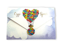 Carica l'immagine nel visualizzatore di Gallery, LINA OFFICINE GRAFICHE CREATIVE 96-256 Biglietto Auguri Regalo Matrimonio Portasoldi, Busta Interna inclusa - con Etichetta Chiudi Busta, 11 x 16 cm (PALLONCINI)