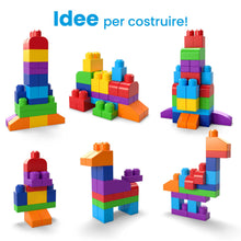 Carica l'immagine nel visualizzatore di Gallery, MEGA BLOKS First Builders™ Sacca Eco Blocchi Grandi Blu per Bimbi