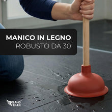 Carica l'immagine nel visualizzatore di Gallery, Klangfeiler® Ventosa sturalavandini - 140mm - Prodotto in Germania