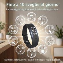 Carica l'immagine nel visualizzatore di Gallery, Bracciale Sveglia Vibrazione, Bracciale Multifunzionale