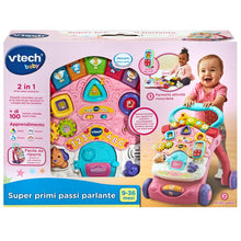 Carica l'immagine nel visualizzatore di Gallery, VTech Super Primi Passi Parlante 2 in 1 Rosa Bambini 9-36 Mesi
