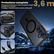 Carica l'immagine nel visualizzatore di Gallery, Yohii Traslucida Opaca Magnetic Cover per Samsung Galaxy A27 5G, Nero