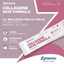 Carica l'immagine nel visualizzatore di Gallery, Zymerex COLLAGENE SKIN FORMULA Santa Longevity - 30 stick - Gusto Mango