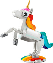 Carica l'immagine nel visualizzatore di Gallery, LEGO Creator 3 in 1 Unicorno magico 31140