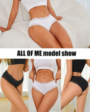 Carica l'immagine nel visualizzatore di Gallery, ALL OF ME Confezione da 6 Pezzi di Biancheria Intima da Donna in Cotone Brasiliano, Slip in Pizzo Morbido Hipster Sexy Panties, Mutandine da Donna, Mutandine morbide, Taglie S-XL, Serie A-6, M