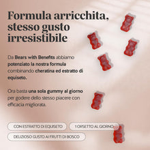 Carica l'immagine nel visualizzatore di Gallery, Bears with Benefits - Gommose Cheratina - Capelli &amp; Unghie - 30 pezzi