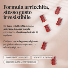 Carica l'immagine nel visualizzatore di Gallery, Bears with Benefits - Gommose Cheratina - Capelli &amp; Unghie - 30 pezzi
