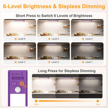 Carica l'immagine nel visualizzatore di Gallery, Gritin Gen 2 Luce LED Sottopensile Cucina 32.3CM/2PZ-5 Colori&amp;6 Luminosità