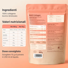 Carica l'immagine nel visualizzatore di Gallery, SHEKO Collagene Idrolizzato in Polvere – Bovino Tipo 1, 2 e 3 – 450 g
