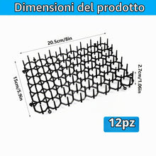 Carica l'immagine nel visualizzatore di Gallery, 12Pz Dissuasore per Gatti Repellente in Plastica,Tappetino RepellenteGattio
