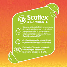 Carica l'immagine nel visualizzatore di Gallery, Scottex Quanto Basta, Carta Da Cucina, Opzione Mezzo Strappo, 3 Maxi Rotoli