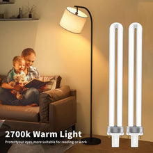 Carica l'immagine nel visualizzatore di Gallery, Lampada Fluorescente Compatta CFL G23 2 Pin 9W, Bianco Caldo 2700K, 720LM