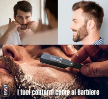 Carica l'immagine nel visualizzatore di Gallery, Rasoio a mano libera |20 Mezze lamette |kit barba uomo manuale viso professionale barbuto classico precisione vintage tr