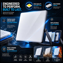 Carica l'immagine nel visualizzatore di Gallery, V-TAC Faro LED da Esterno 50W - [Chip Samsung + Tecnologia RLE + Innovativa Copertura in Policarbonato] - Alta Luminosit