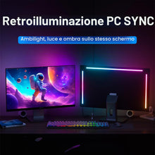 Carica l'immagine nel visualizzatore di Gallery, Luce per monitor da gaming, retroilluminazione con effetto di sincronizzazione del colore dello schermo per monitor per 