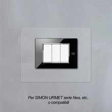 Carica l'immagine nel visualizzatore di Gallery, 5 Salvaparete trasparente ad incastro. Salva muro in plastica trasparente spessore 0,75mm dimensioni 20x16cm per placche