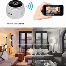 Carica l'immagine nel visualizzatore di Gallery, Generico Mini Telecamera A9 WiFi 1080P, App Ftycampro, Visione Notturna IR, Rilevamento Movimento, Registrazione su Micr