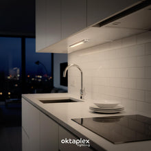Carica l'immagine nel visualizzatore di Gallery, Oktaplex Riva luce LED sottopensile con sensore 40 cm
