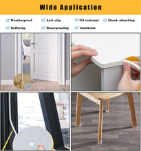 Carica l'immagine nel visualizzatore di Gallery, Nastro Sigillante Guarnizione 6mmx3mm/20m per Porte Finestre Nastro Adesivo in Schiuma Guarnizione in Gomma Contro le Co