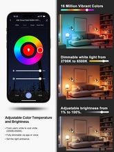 Carica l'immagine nel visualizzatore di Gallery, Fitop Lampadine Alexa Inteligente LED GU10, Dimmerabile Lampadina Smart 4.7W=50W, RGB &amp; 2200K-6500K Bianco Freddo Caldo,