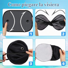 Carica l'immagine nel visualizzatore di Gallery, 2 pezzi Parasole Auto Per Bambini, 50x30cm Protezione Solare del Finestrino dell'automobile, Parasole Autoadesive per Ba