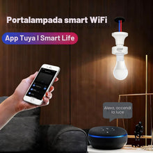 Carica l'immagine nel visualizzatore di Gallery, QIACHIP Adattatore Portalampada Wifi per Lampadine E27