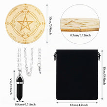 Carica l'immagine nel visualizzatore di Gallery, Jetec Tavola di Pendolo a Stella con Collana di Cristallo, 9,9 cm