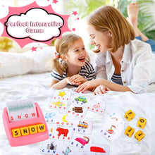 Carica l'immagine nel visualizzatore di Gallery, elzle Giochi Educativi, Gioco di Abbinamento Delle Lettere, Giocattoli per Imparare a Leggere per Bambini dai 3-6 anni, Gioco di Ortografia Regalo di Compleanno per Bambini e Bambine dai 3-6 anni