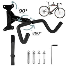 Carica l'immagine nel visualizzatore di Gallery, Porta Bici da Muro - Appendi Bici da Muro - Supporto Bici da Muro, Portata di 30 kg, 360° Girevole ed Estraibile, Pieghe