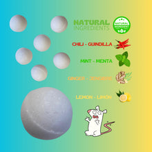 Carica l'immagine nel visualizzatore di Gallery, Repellente per Topi, ratti e roditori, 12 bustine a Base di Zenzero, Limone, Menta e Peperoncino | Ideale per casa, Giar