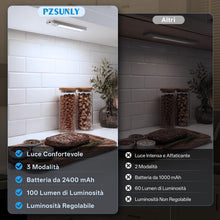 Carica l'immagine nel visualizzatore di Gallery, Luce LED Sottopensile Cucina, Luci Led Bianco Freddo 6500 K