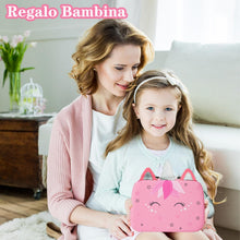 Carica l'immagine nel visualizzatore di Gallery, Heaning Trucchi Bambina Regalo Bambina Giocattoli - Trousse Valigetta Trucchi Bambina Giochi Bambina trucchi Halloween Natale Compleanno Giochi Bambini Regalo Bambina 3 4 5 6 7 8 9 10 11 12 Anni