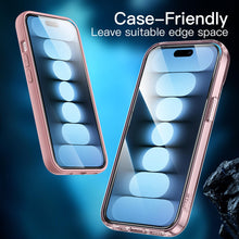 Carica l&#39;immagine nel visualizzatore di Gallery, JETech Pellicola Protettiva per iPhone 15 6,1 Pollici, Senza Bolle, Vetro Temperato Film con Strumento di Installazione Facile, Compatibile con Cover, HD Chiaro, Pacco da 2