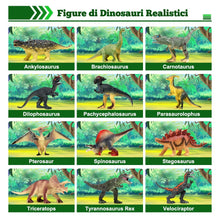 Carica l'immagine nel visualizzatore di Gallery, FRUSE Dinosauri Giocattolo per Bambini con 12 Educativi Figure di Dinosauro