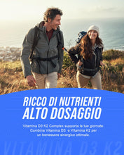 Carica l'immagine nel visualizzatore di Gallery, HerbAmour Vitamina D3 K2 500 Microcompresse 50 mcg 100 mcg
