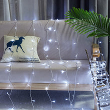 Carica l'immagine nel visualizzatore di Gallery, Zorela 600 LED 6Mx3M Tenda Luminosa Natale Esterno Interno Prolungabile Luci di Natale IP44 Impermeabile con 8 Modalità Tenda Luci Esterno per Natale, Giardino e Matrimonio