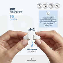 Carica l'immagine nel visualizzatore di Gallery, Triple Magnesio 2640 mg, Bisglicinato + Citrato + Malato, 180 Compresse